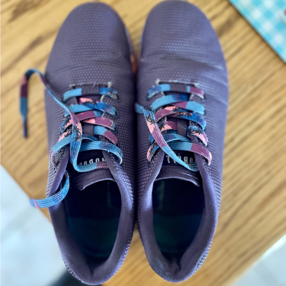 No Bull Trainer Shoes - Purple Sunset color, size 8.5 womens